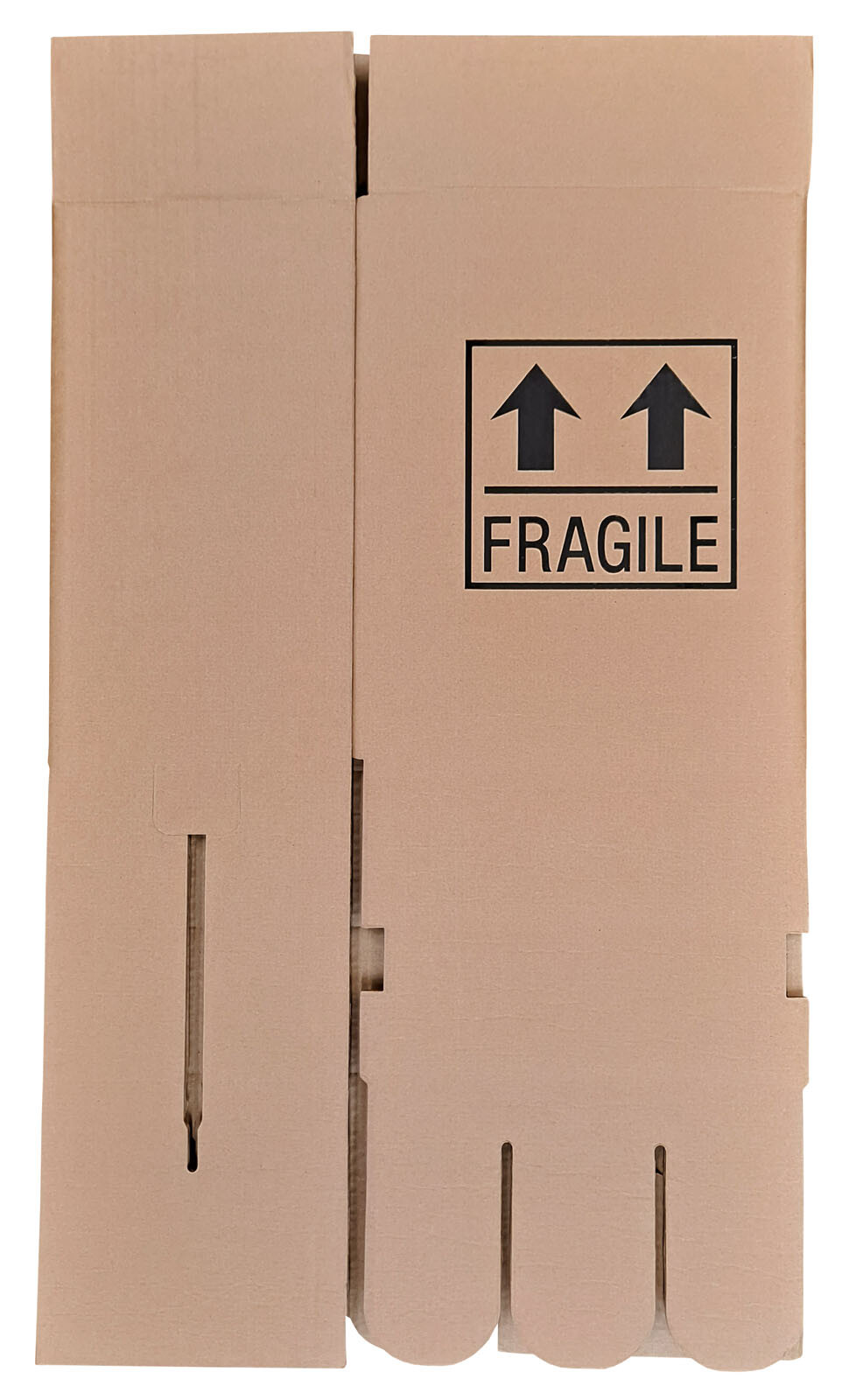Cardboard Wine Bottle Box for 6 Bottles Printed Fragile 275x 190 x 335mm Qty 45