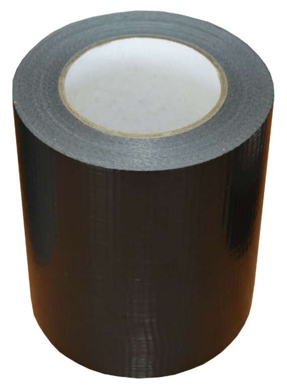 150mm x 50m Black Gaffer Tape Waterproof Duct Tape Qty 8 Rolls