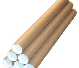 885mm x 50mm x 1.5mm A1 Cardboard Postal Tubes for Posters Artwork Box of 25