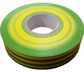 19mm x 33m Yellow Green Flame Resistant Electrical PVC Tape Qty 12 Rolls