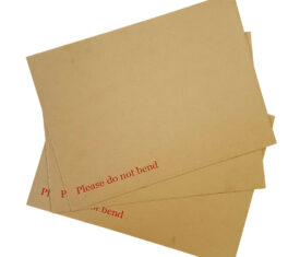229mm x 334mm A4 Size Cardboard Backed Paper Envelopes Printed Do Not Bend