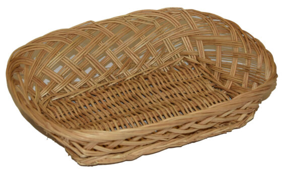 250mm x 200mm x 50mm Small Wicker Basket for Easter and Christmas Gifts Qty 1