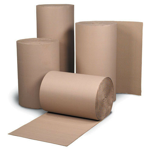 Corrugated Cardboard Paper Rolls – 75m Full Rolls – Range of Widths Available
