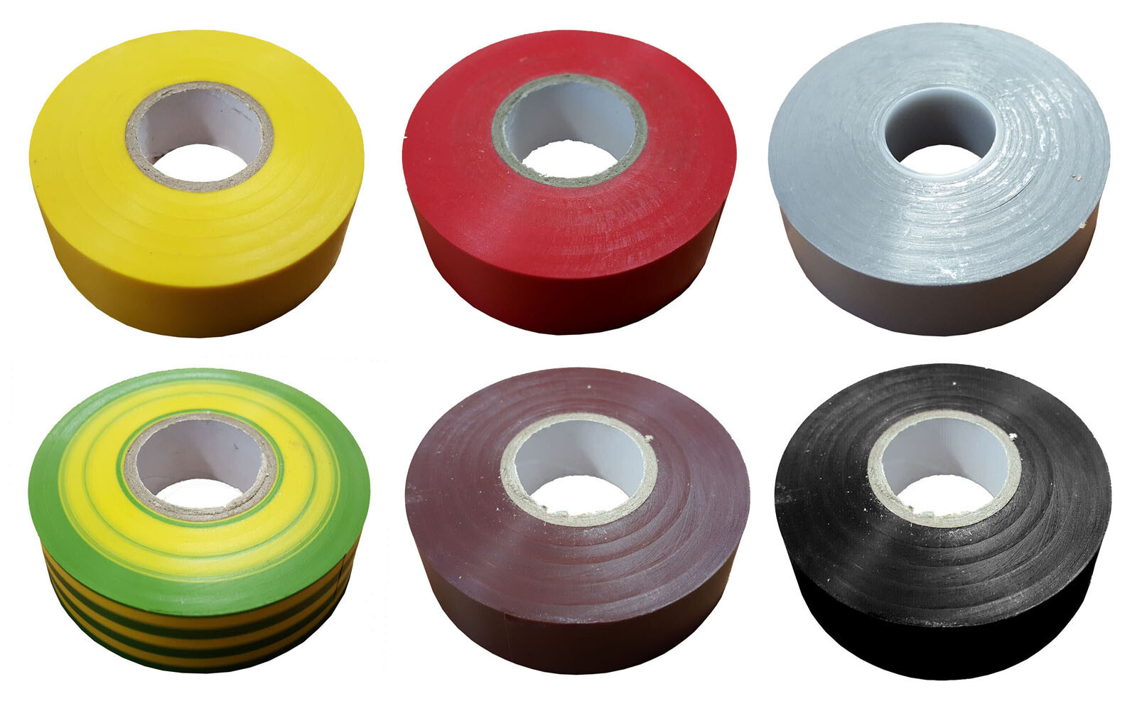 PVC Electrical Insulation Tape 19mm x 33m Rolls Range of Colours Available