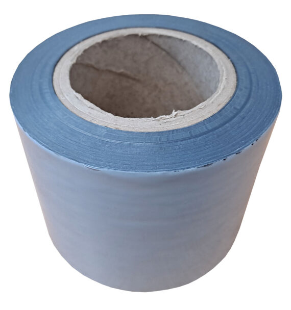 100mm x 100m Co Extruded Black and White Polythene Protective Tape Qty 1 Roll