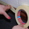 25mm x 50m Tesa 4323 Cream Masking Tape Painting Decorating Residue Free