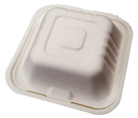 6" Burger Kebab Fast Food Takeaway Boxes 100% Bio Degradable Pack of 125