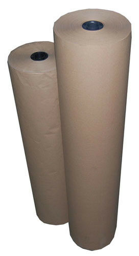 Brown Imitation Pure Kraft Paper Parcel Wrap Retail Grocery Wrapping Roll Rolls
