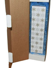 Snowflake-Gift-Wrap-Postal-Box-for-Wine-Bottles-Christmas-includes-Bubble-Wrap-143172671894