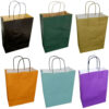 320mm x 120mm x 410mm Twisted Handle Kraft Paper Carrier Bags Packs of 20