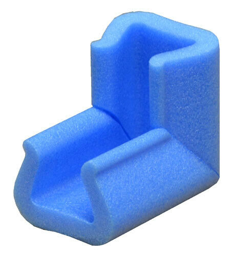 45mm x 100mm Blue Foam Baby Safety Corners Furniture Edge Protectors