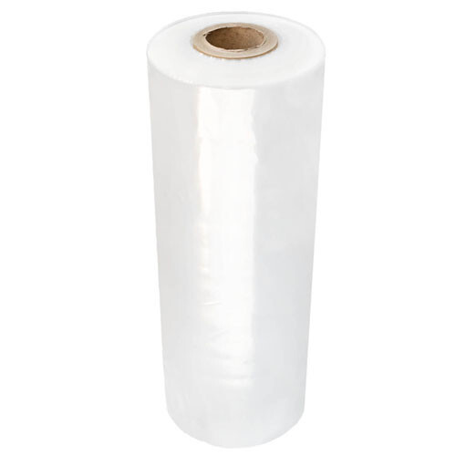500 Gauge Clear Polythene Layflat Tubing Heat Seal Bags 24" 610mm x 168m Roll