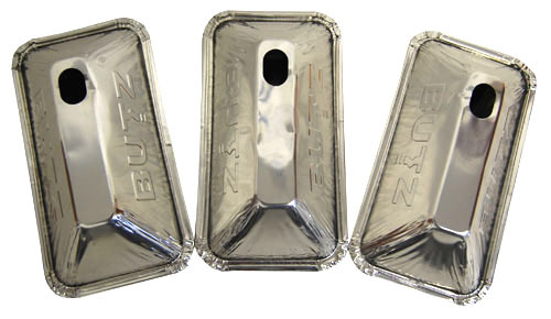 Butz Cigarette Cig Disposal Bin Foil Ashtray Wall Mounted