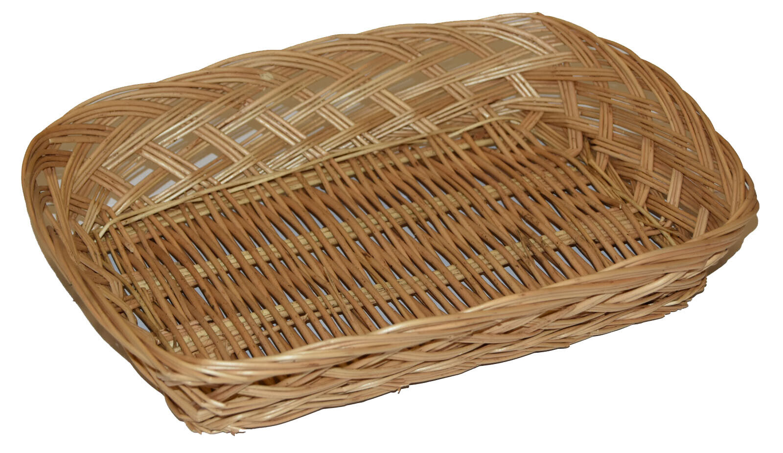 Medium Wicker Basket for Easter and Christmas Gifts 300mm x 230mm x 70mm Qty 1