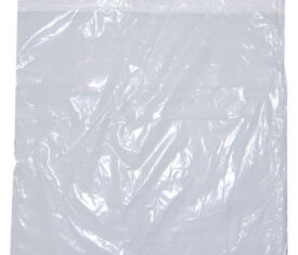 15" x 18" Strong White Plastic Polythene Punched Handle Carrier Bags