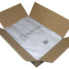 15" x 18" Strong White Plastic Polythene Punched Handle Carrier Bags