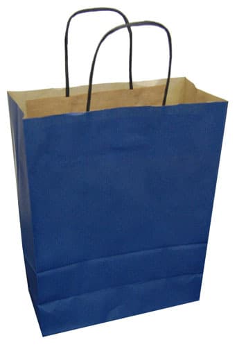 Bright Coloured Twisted Handle Kraft Paper Party Gift Easter Carrier Bags