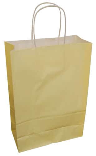 Bright Coloured Twisted Handle Kraft Paper Party Gift Easter Carrier Bags