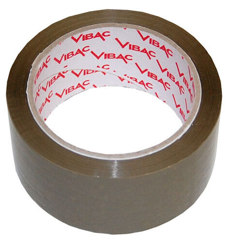 Vibac 832 Buff No Noise Hot Melt Adhesive Tape 48mm x 66m Qty 6 Rolls