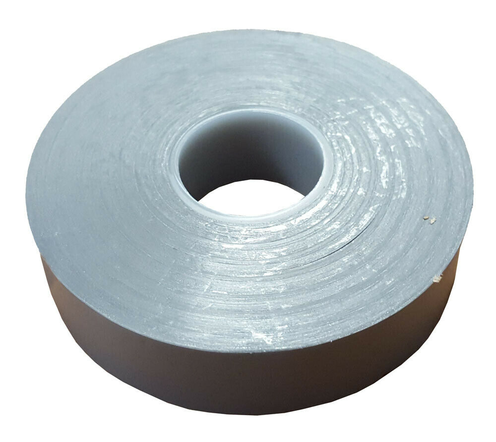 19mm x 33m Grey Flame Resistant Electrical PVC Tape Qty 3 Rolls