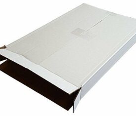 A2 A3 A4 Single Wall White Cardboard Corrugated Postal Boxes 5 Panel Wrap Mailer