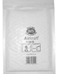 Box-of-100-White-Jiffy-Airkraft-Bubble-Envelopes-Size-0-140mm-x-195mm-163681499388