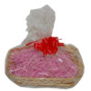 Wicker Basket Gift Wrap Kits for Easter with Shredded Paper and Cellophane