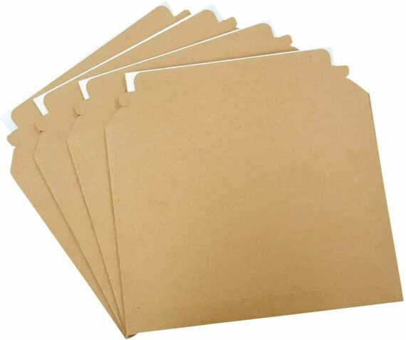 180mm x 235mm Card Solid Board Envelopes Strong Rigid Expanding Qty 100