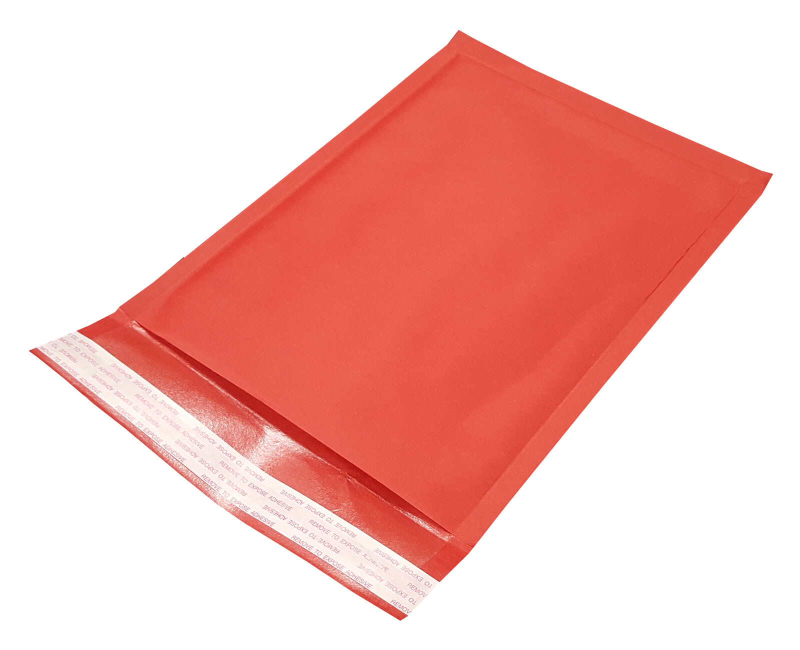 180mm x 250mm Red Kraft Paper Bubble Lined Mailing Bags Pack of 10